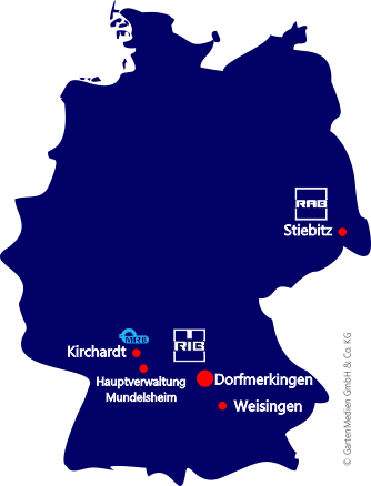 Standorte der RÖSER-Gruppe