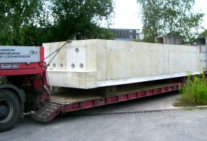 Muffenbauwerk - Fertig zum Transport auf die Baustelle